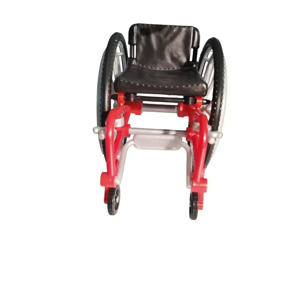 Mattel Barbie Doll Rolling Red Wheelchair Accessory